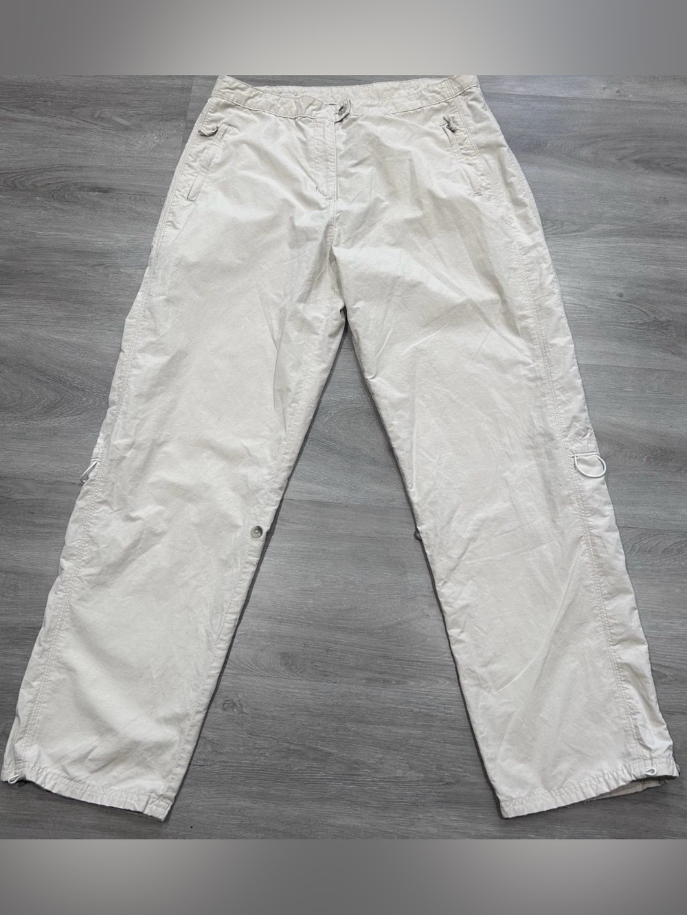 Women’s Woolrich Stone Utility Cargo Pants Size 14 Durable Cotton/Nylon Blend